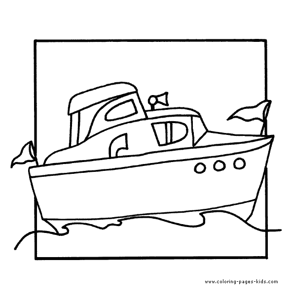 boat color page, transportation coloring pages, color plate, coloring sheet,printable coloring picture