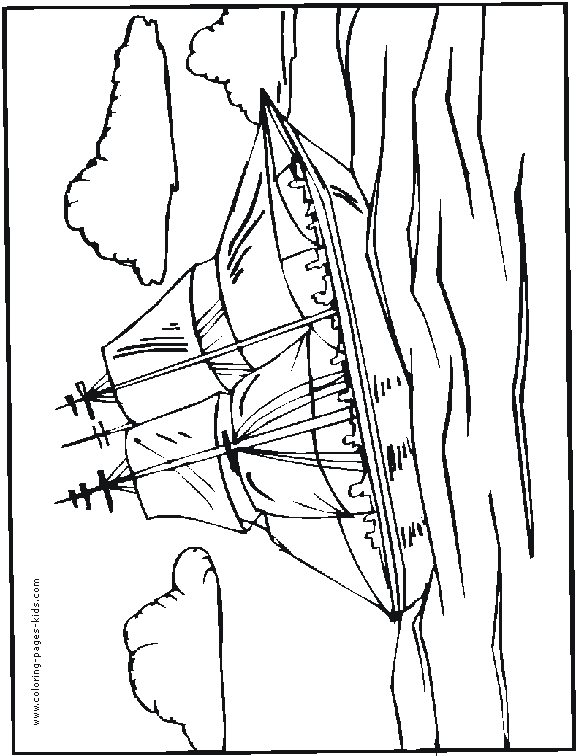 boat color page, transportation coloring pages, color plate, coloring sheet,printable coloring picture
