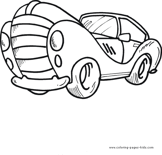 Car coloring page - Coloring pages for kids - Transportation coloring ...