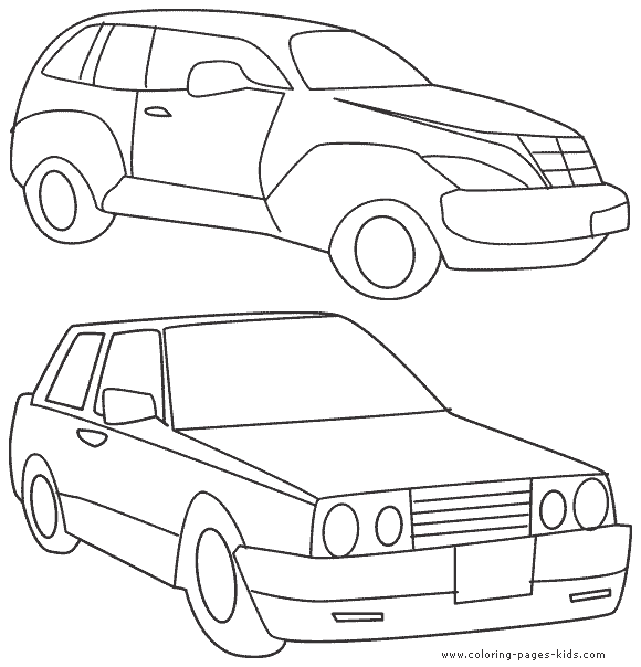 Car coloring page Coloring pages for kids Transportation coloring