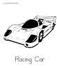 racing car coloring page picture