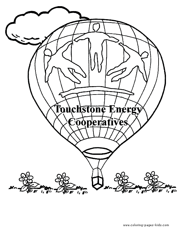 Hot air balloon color page transportation coloring pages, color plate, coloring sheet,printable coloring picture