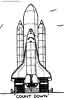 Space Shuttle coloring