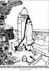 lift off Space Shuttle coloring