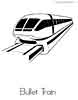 Bullet Train coloring page