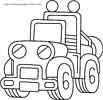 Trucks coloring page for kids