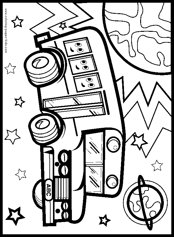 Truck color pages Coloring pages for kids Transportation coloring