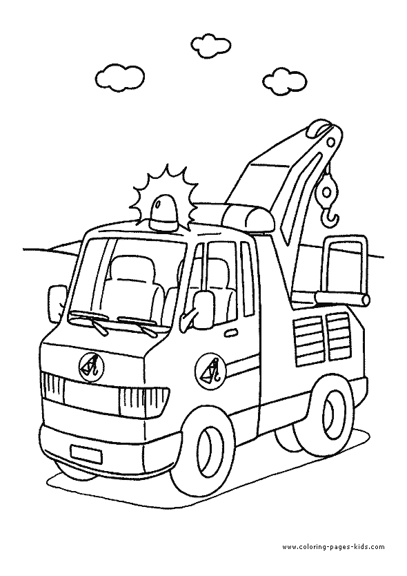 Truck Color Pages Coloring Pages For Kids Transportation